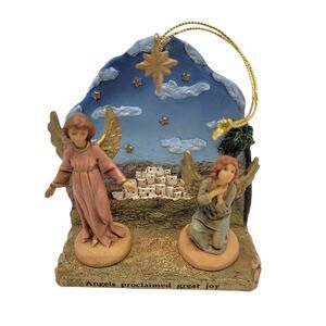 Fontanini Angels Proclaimed Great Joy Ornament Figurine Christmas Decoration